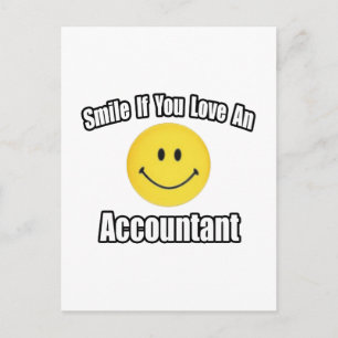 Smile If You Love an Accountant Postcard