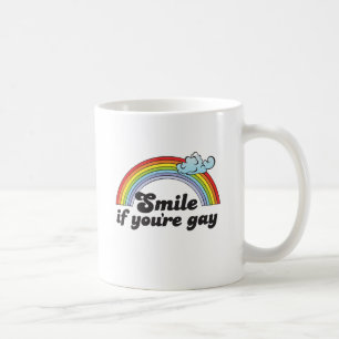 Smile if youre gay coffee mug