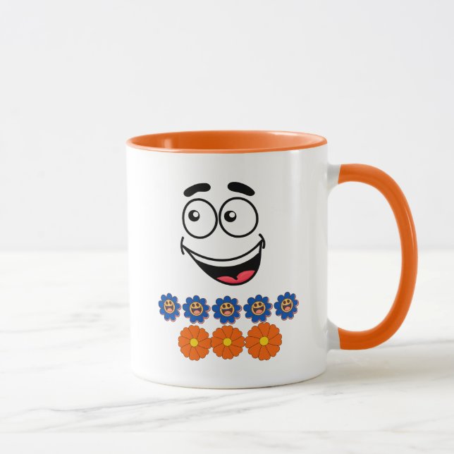 Smile Illustration Mug (Right)