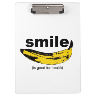 Smile is good for health Clipboard