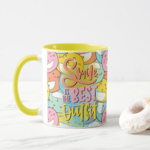 Smile is the best outfit! Motivational Mug
