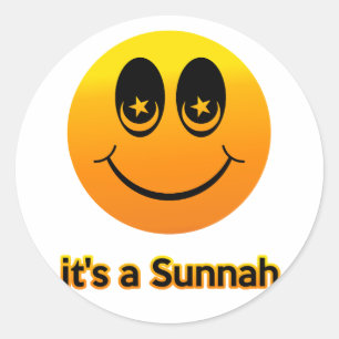 Smile it's a Sunnah Classic Round Sticker