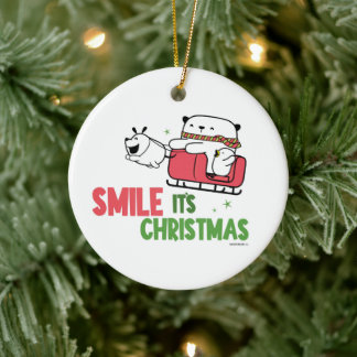 Smile, it's Christmas | Ceramic Tree Decoration