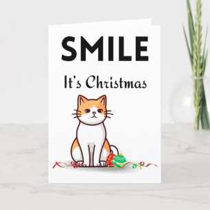 Smile It's Christmas Holiday Card