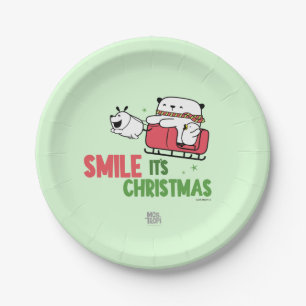 Smile, it's Christmas Paper Plate