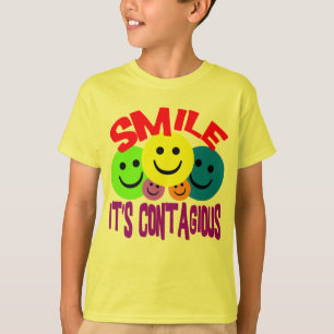 SMILE IT'S CONTAGIOUS T-Shirt