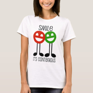 Smile It's Contagious T-Shirt