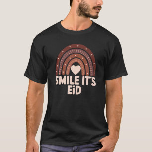 Smile It's Eid Muslim Eid Mubarak Islamic Ramadan T-Shirt