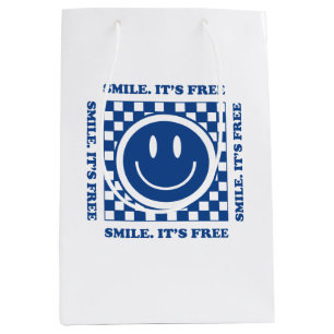 Smile It's Free Medium Gift Bag