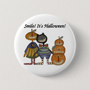 Smile It's Halloween 6 Cm Round Badge