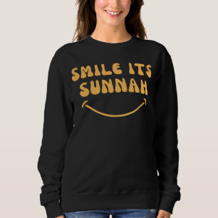 Smile Its Sunnah Islamic Muslim Smiling Peace Sweatshirt