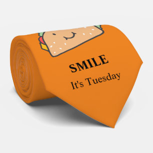 Smile! It's Tuesday Smiling Taco Tie
