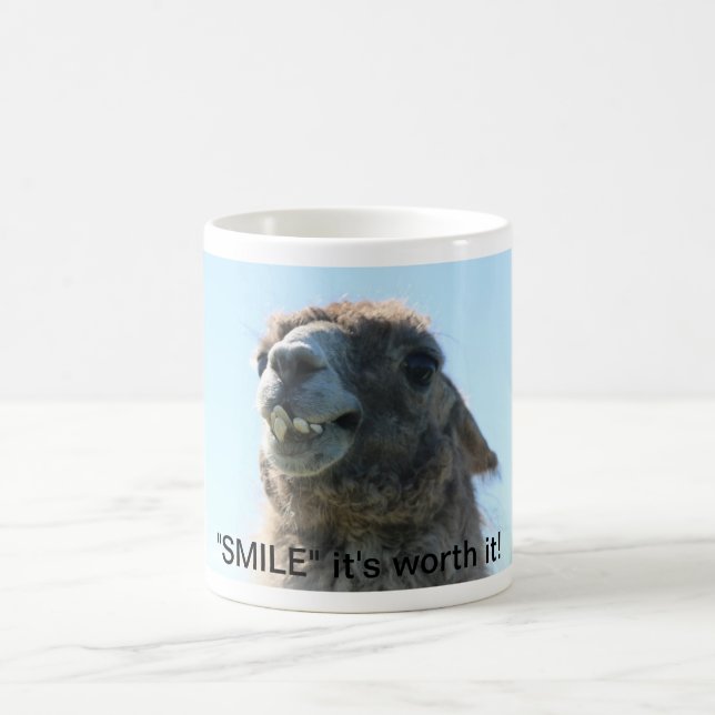 "Smile" It's Worth It! Coffee Mug (Center)