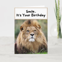 Smile.. It's Your Birthday - Lion