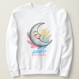 smile ket to the heart sweatshirt