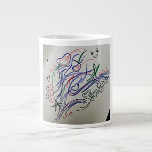 smile large coffee mug