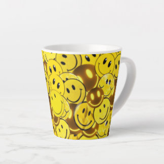 smile latte mug