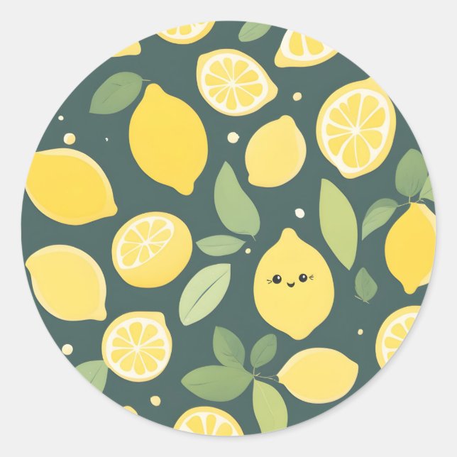 Smile Lemon Sticker (Front)