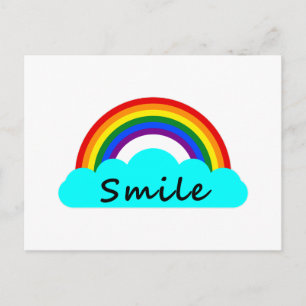 Smile - LGBT Rainbow Postcard