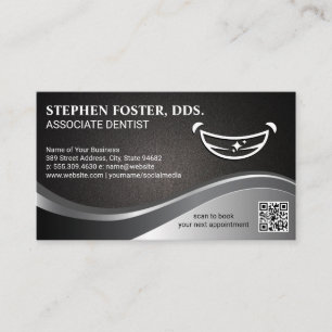 Smile Logo   Dentistry   QR Code Business Card