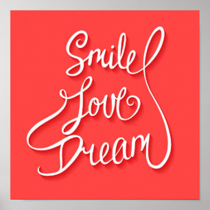 Smile Love Dream Poster
