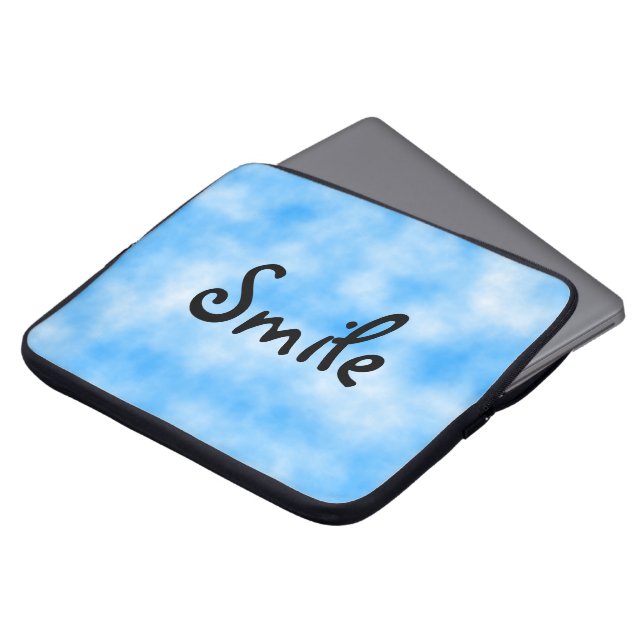 Smile-macbook sleeve (Front Top)