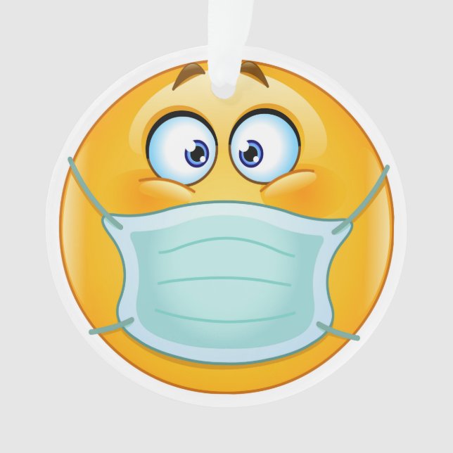 Smile Mask Ornament (Front)