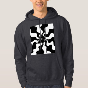 Smile Melt - Black and White Hoodie