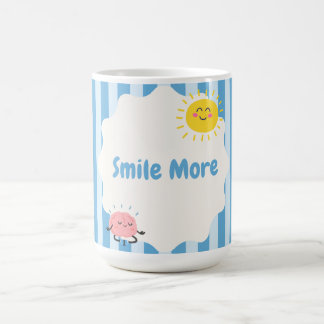 Smile More Inspirational mug | Cute Positive 