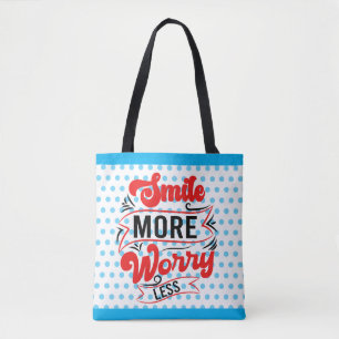 Smile More Tote Bag