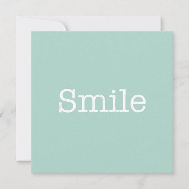 Smile Note Card (Front)