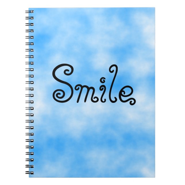 Smile-notebook Spiral Notebook (Front)