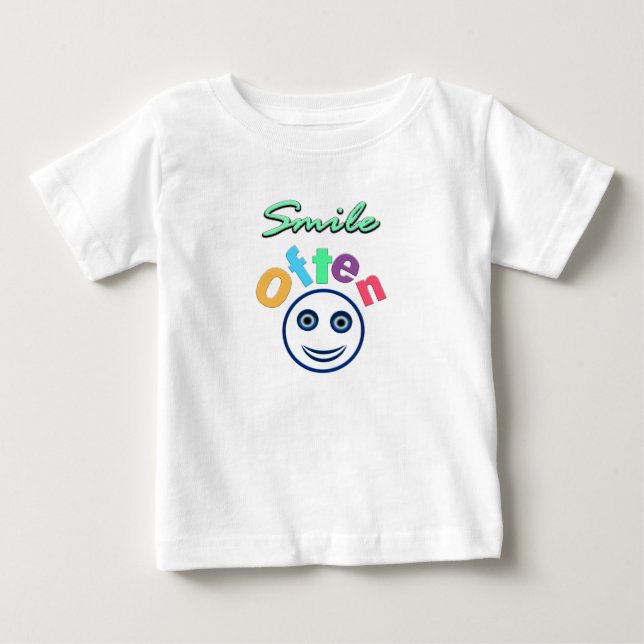 Smile often baby T-Shirt (Front)