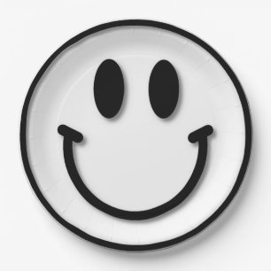 Smile Paper Plate