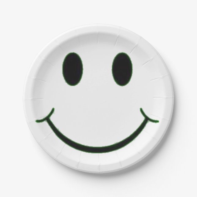 smile paper plate (Front)