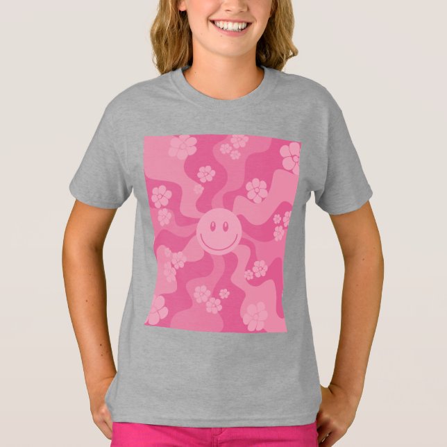 Smile - Pink T-Shirt (Front)