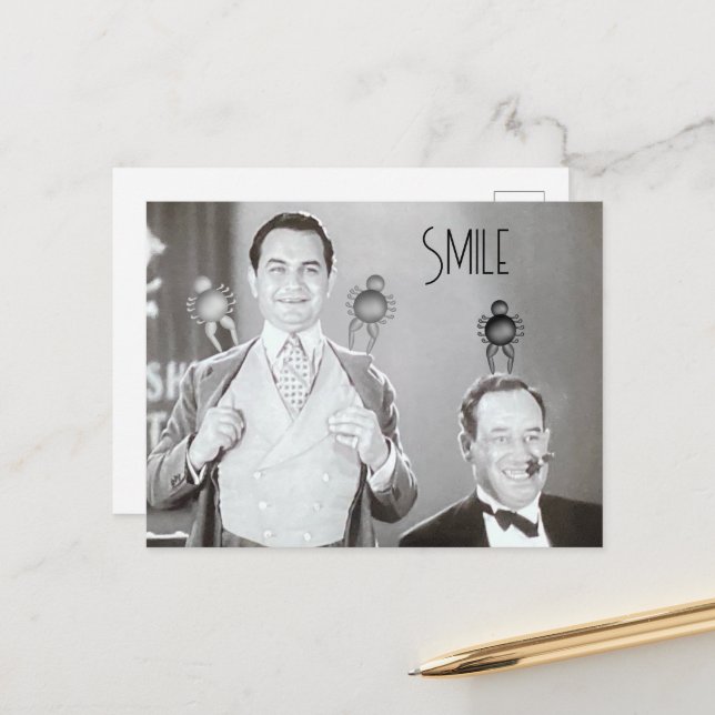Smile Postcard (Front/Back In Situ)