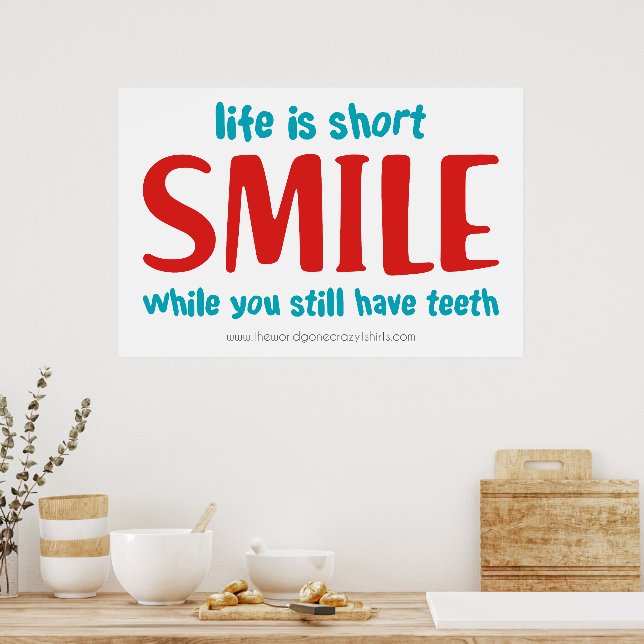 Smile Poster (Kitchen)