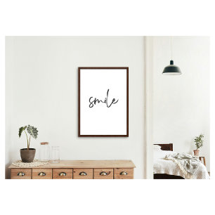 Smile Poster – Positive Energie für dein Zuhause