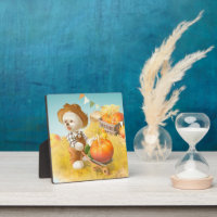 Smile Pup: Harvest Joy & Pumpkin Wheelbarrow