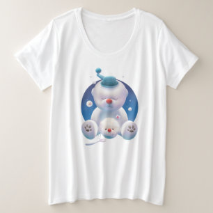 Smile Pup: Ice Shaver Dreamland & Polar Bear Plus Size T-Shirt