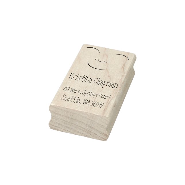 Smile Return Address Stamp (Stamp)