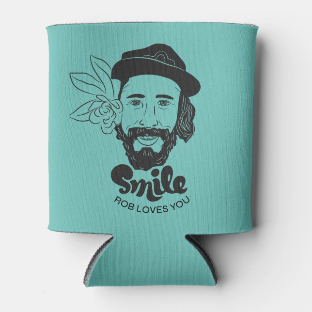 Smile Rob Loves You Can Cooler (Front)