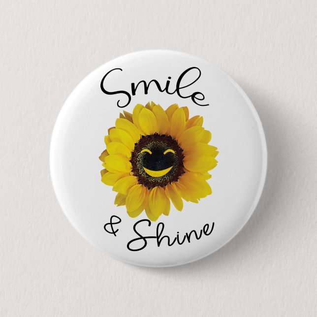 Smile & Shine Button (Front)