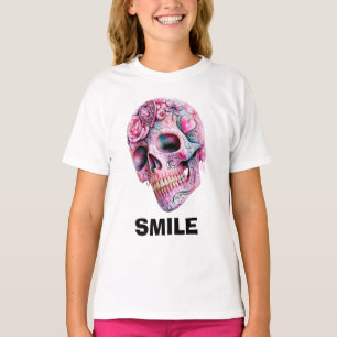 Smile Skull Graphic T-Shirt
