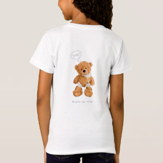 Smile slogan with broken bears heart. T-Shirt