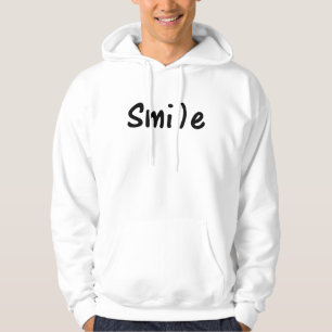 Smile Smile Happy Word Image Hoodie