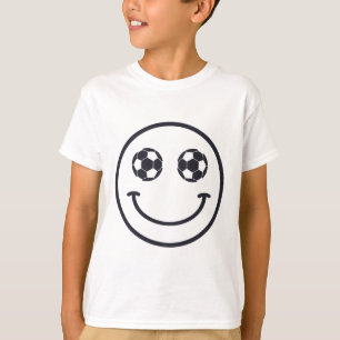 Smile Soccer Byll Cool Futbol Equipment For Girls T-Shirt