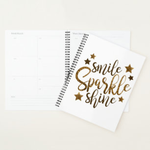 Smile, Sparkle, Shine Planner