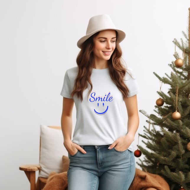 Smile – Spread Positivity and Happiness T-Shirt (Creator Uploaded)